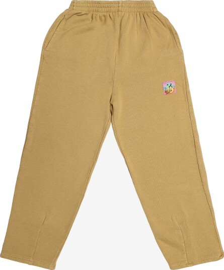 Bobo Choses Taxi Saurus Tag Cocoon Jogging Pants   Khaki green   110