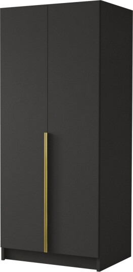 Julissa Garderobe 100 cm - Svart/Gull