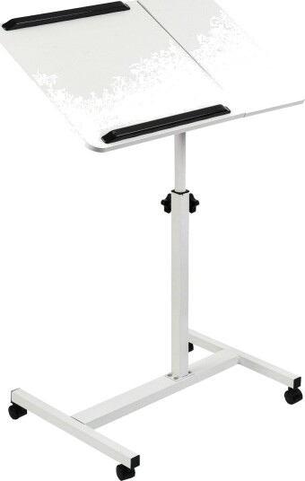 Maclean MC-121 Laptopstativ Høydejusterbar 59-89 cm maks 30 kg Hvit Maclean MC-121 Laptopstativ Høydejusterbar 59-89 cm maks 30 kg Hvit