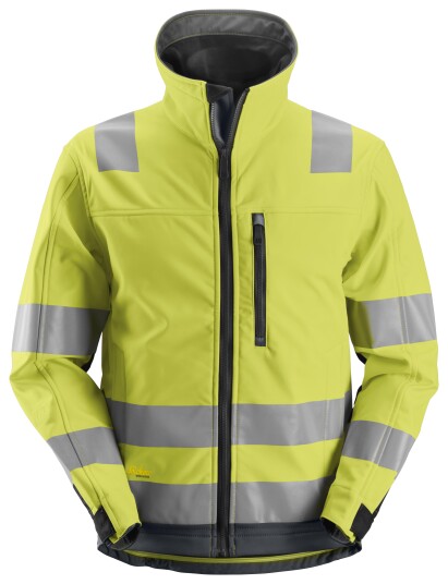 Snickers Workwear 1230 AllroundWork Softshelljakke varsel, gul Varsel, Gul, Klær