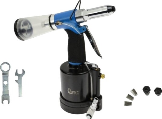 Geko Geko Pneumatisk Nagletang Med Automatisk Innmating Av Nagler 2,4–6,4 Mm 10