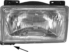VAN WEZEL 1745952 Frontlykter