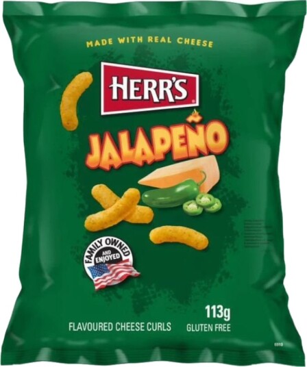 Herr"s Jalapeño Ostepop 113 gram USA