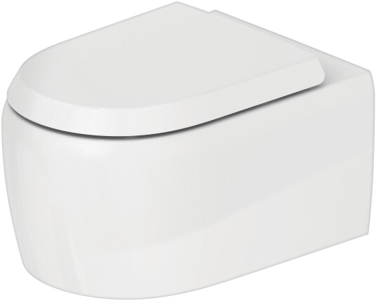 Duravit Qatego Vegghengt Toalett, Uten Spylekant, Hvit