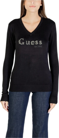 Guess Dame Strikkevarer Svart L, Guess Dame Strikkevarer Svart L,