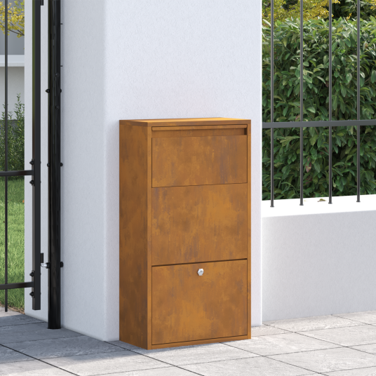 Pakkeinnkast 44x22x82 cm Rustfritt stål Pakkeinnkast 44x22x82 cm Rustfritt stål