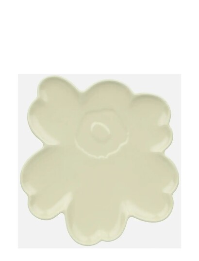 Marimekko Home Unikko Shape Plate 20Cm   Cream   Ø 20 CM