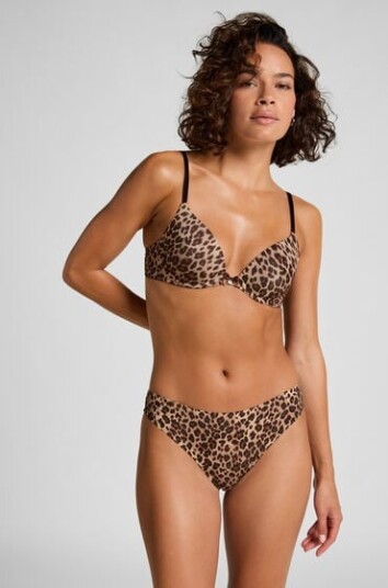 Hunkemöller Usynlig grunnleggende thong Brun