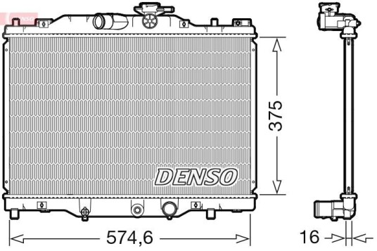 Radiator DENSO DRM44043