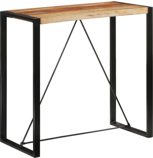 Barbord 110x55x110 cm gjenvunnet heltre