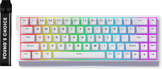 Mchose Ace 68 E Sport Ansi Hall Effect Tastatur Hvit
