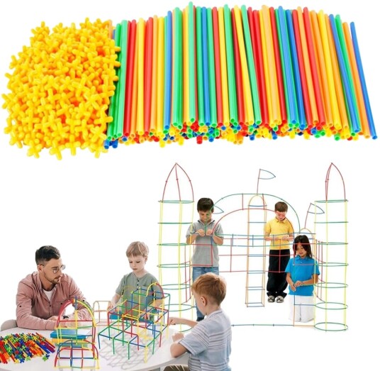 Iso Trade Fort Building Kit 408 Deler - Byggesett for Barn - Lag Former