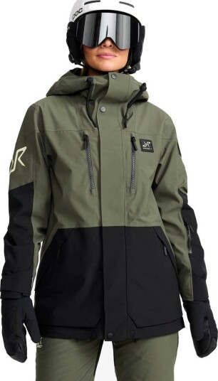 RevolutionRace Skalljakke Turjakke & Vindjakke AccXel 2L Ski Jacket Dame Kambaba Green/Black Størrelse:XS