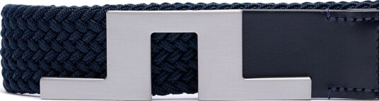 J.Lindeberg Braided Bridge Belt 35 Blå Belter JL Navy
