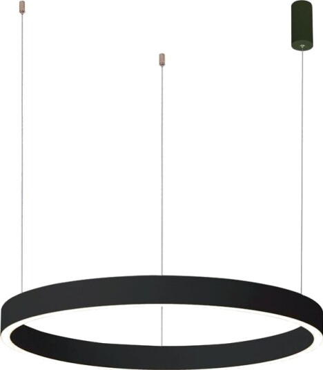 Hengende Lampe Italux Brasco Down Pnd 56215 060Rpp Bk 3Ks4k Trdimm Nedhengt 1X40w Led 3000 4000K Hvit/Svart