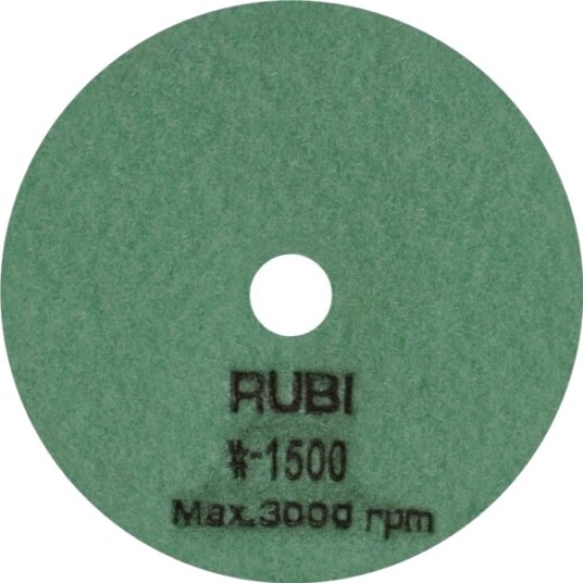 Rubi Poleringsplate 100 Mm Na Suhik Gr.1500 Rubi Poleringsplate 100 Mm Na Suhik Gr.1500