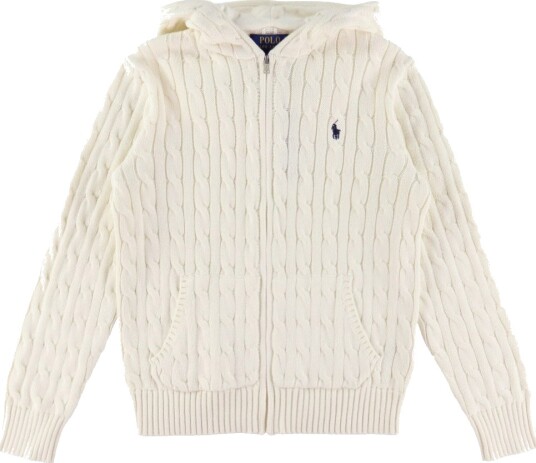 Polo Ralph Lauren Cardigan   Strikk   Klubbhus Cream   Polo Ralph Lauren   14 16 år 164 176   Cardigan   Hvit