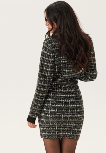 Vila Audrey Check Knit Skirt