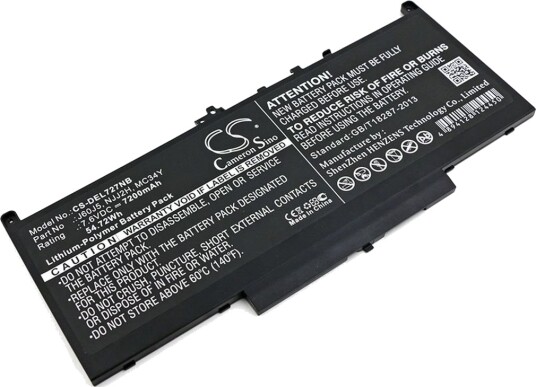 Batteri til Dell Latitude 12 E7270 osv.