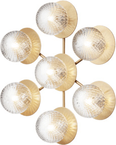 Nuura Liila Stjernevegg/Taklampe Optikk Klar Nuura Liila Stjernevegg/Taklampe Optikk Klar