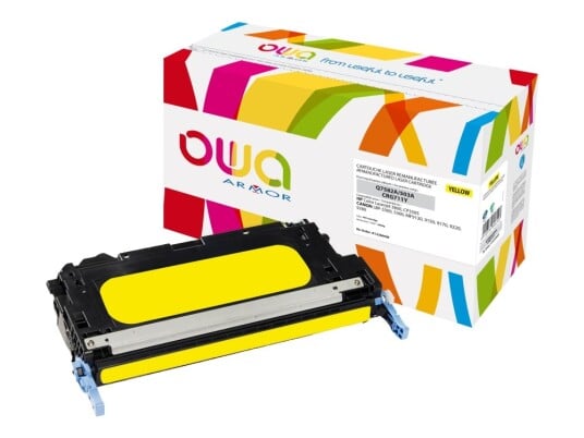 Armor - Gul - Kompatibel - Tonerpatron - For Hp Color Laserjet 3800 3800Dn 3800Dtn 3800N Cp3505 Cp3505dn Cp3505n Cp3505x