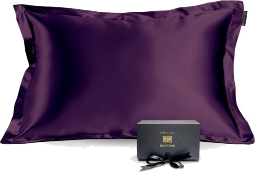 Silke Putetrekk Mørk Aubergine Silke Putetrekk Mørk Aubergine