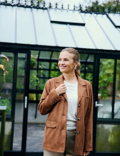 FREE/QUENT Fqtijanna Jacket Brown S