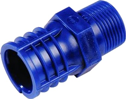 Wavin 3/4 Adapter M/Udv. Gevin - 3/4 Adapter M/Udv. Gevind