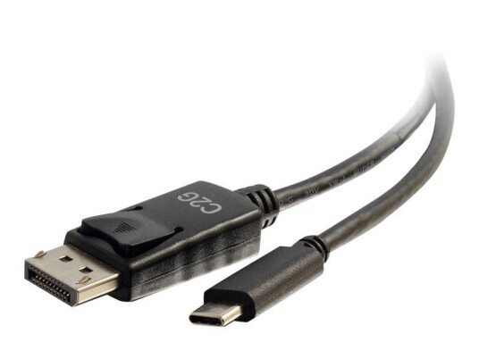 C2G 12ft USB C to DisplayPort Cable - 4K - Black - M/M - ekstern videoadapter - svart