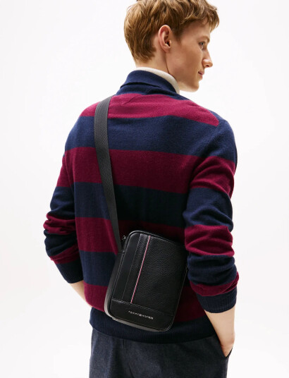 Tommy Hilfiger Th Central Mini Reporter - Black - ONE SIZE