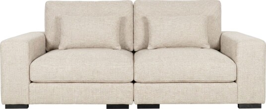 Dubai 2 seters sofa ekstra dyp i Chenille Beige Dubai 2 seters sofa ekstra dyp i Chenille Beige