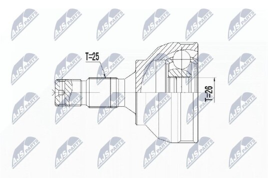 Nty Drivknute drivaksel NTY NPZ CT 022