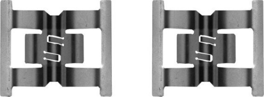 Monteringssett, bremseklosser HELLA 8DZ 355 206-471