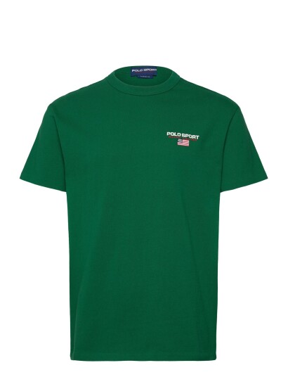 Classic Fit Polo Sport Jersey T-Shirt Green Polo Ralph Lauren TENNIS GREEN S,M,XL