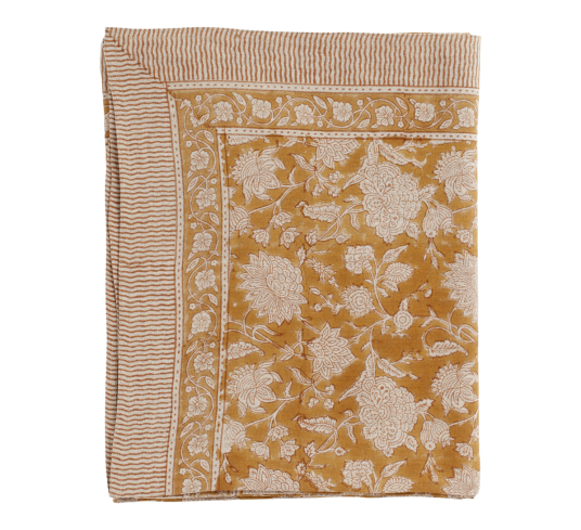 Chamois Indian Rose linduk oker 145x350cm