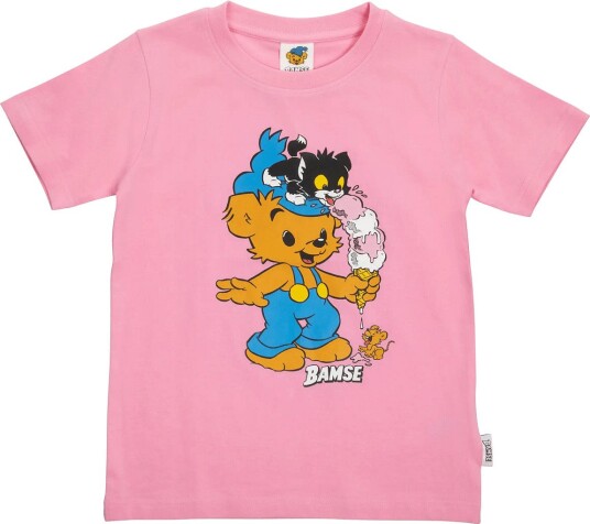 Bamse Glasstrut T Shirt   Pink   128