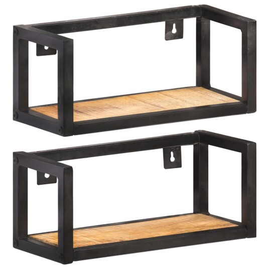 Vegghyller 2 stk 40 cm grovt mangotre 8720286069677
