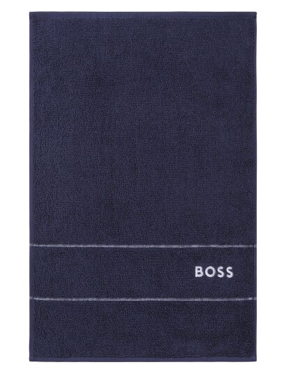 Hugo Boss Plain Handtowel Navy Home NAVYN 50X100CM