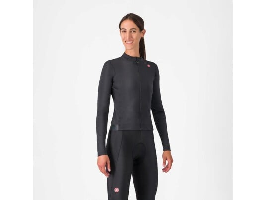 Castelli Espresso W termosykkeljakke light black dame Castelli Espresso W termosykkeljakke light black dame