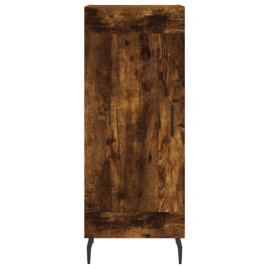 vidaXL Skjenk røkt eik 34,5x34x90 cm konstruert tre