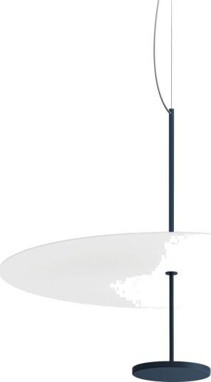 Linea Light Stilo_P Taklampe Ø74 Stålblå