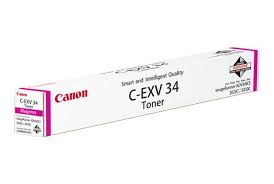 Canon C-EXV 34 M Toner - 3784B002 Original - Magenta 19000 sider Canon C-EXV 34 M Toner - 3784B002 Original - Magenta 19000 sider
