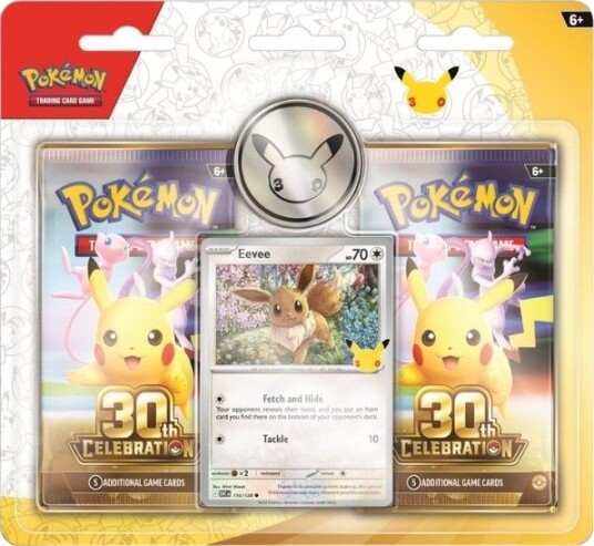 Pokémon Tcg 30th Celebration 2-Pack Blister Eevee