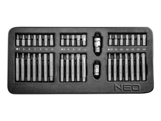 Neo Skrutrekkerbits 30-75 Mm I Sett Med 40 Stk. (84-236)