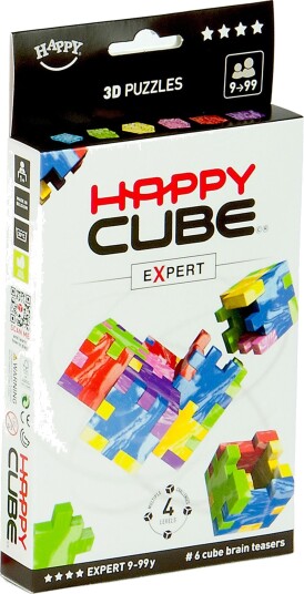 SmartGames Happy Cube Expert 6 Farger Logisk Puslespillsett