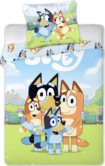 Bluey Junior Sengetøy 100X135 Cm – 100 Prosent Bomull