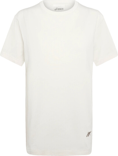 Asics Heritage Heavy Cotton Graphic Tee   Cream   M