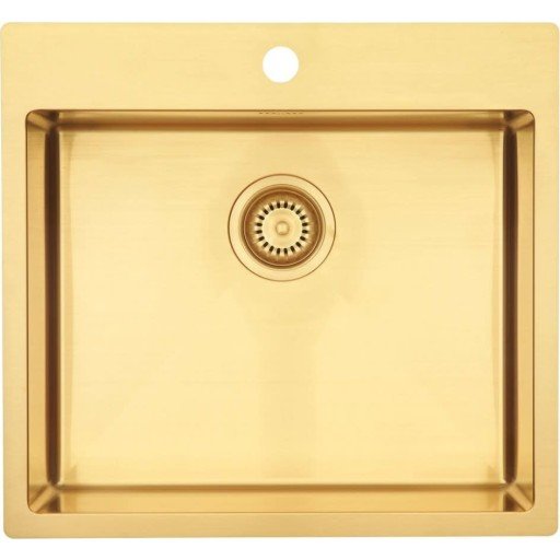 Lavabo Kubus 540 soft kjøkkenvask 54x50 cm, gull Lavabo Kubus 540 soft kjøkkenvask 54x50 cm, gull