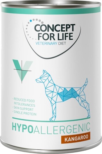 Concept For Life Vet Våtfôr Veterinary Hypoallergenic Diet Kenguru 48 X 400 G