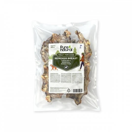 Purenatural Brystbein Fra Reinsdyr 300 G